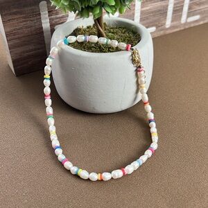Pearl Colorful Fashion Necklace